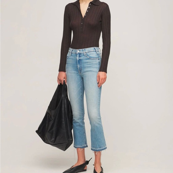 MOTHER The Hustler Ankle Undone Hem Jeans - Picture 5 of 5